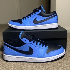 JORDAN 1 LOW UNIVERSITY BLUE BLACK